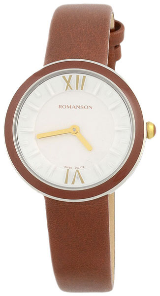 Romanson Romanson RL 3239 LC(WH)BN romanson женские наручные часы rn0391ql1gas1g