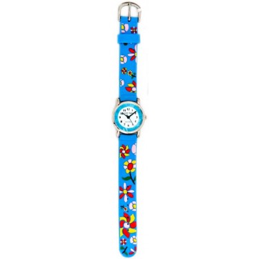 Детские наручные часы Тик-Так H101-2 голубые цветы