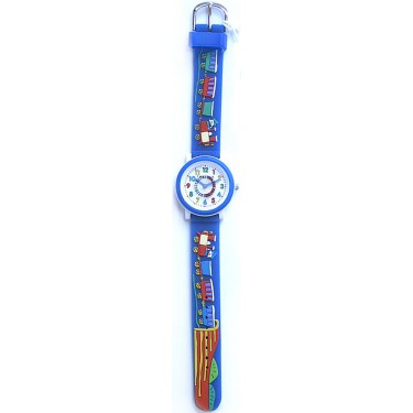 Детские наручные часы Тик-Так H104-2 синий поезд