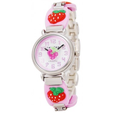 Детские наручные часы Тик-Так H108-3 розовая клубника