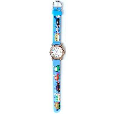 Детские наручные часы Тик-Так H112-2 синие машинки