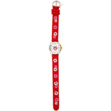 Детские наручные часы Тик-Так H114-4 бордовые цветы
