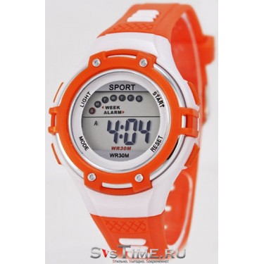 Детские наручные часы Тик-Так Н439- оранжевые