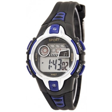 Детские наручные часы Тик-Так Н457 WR50 черно-синие