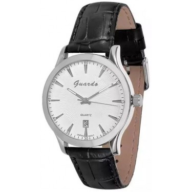 Мужские часы Guardo 10600.1 белый