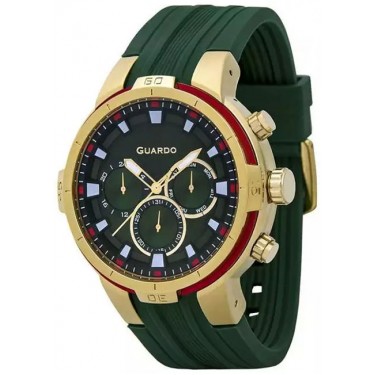 Мужские часы Guardo 11149-2 зелёный