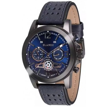 Мужские часы Guardo 11177-3 тёмно-синий