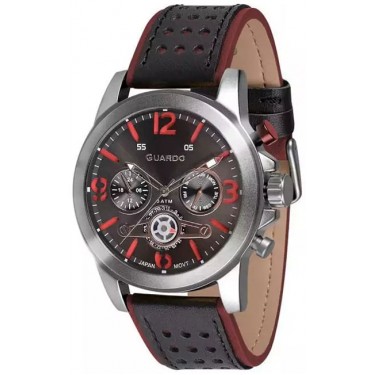 Мужские часы Guardo 11177-6 чёрный