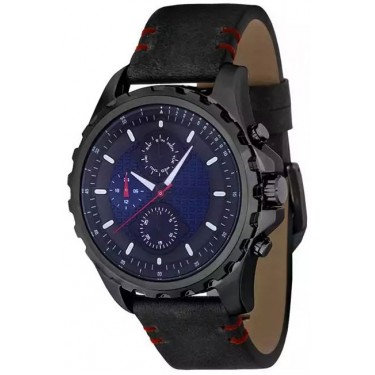 Мужские часы Guardo 11252-5 чёрный+синий