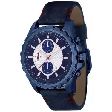 Мужские часы Guardo 11252-6 синий+сталь