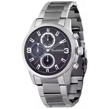 Мужские часы Guardo 11410-3 серый