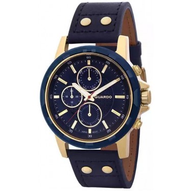 Мужские часы Guardo 11611-5 тёмно-синий