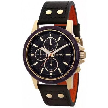 Мужские часы Guardo 11611-6 коричневый