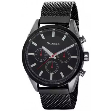 Мужские часы Guardo 11661-2 чёрный