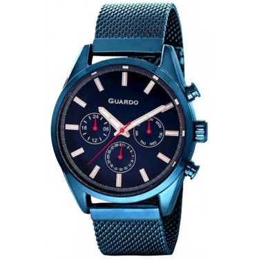 Мужские часы Guardo 11661-5 тёмно-синий