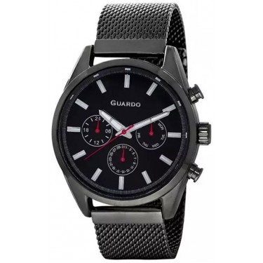 Мужские часы Guardo 11661-6 чёрный