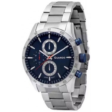 Мужские часы Guardo 11675-3 тёмно-синий