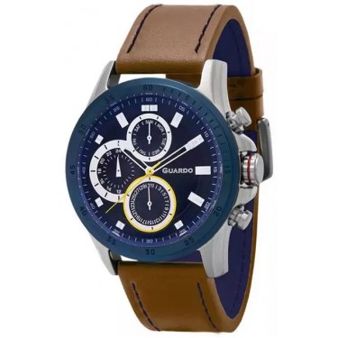 Мужские часы Guardo 11687-2 тёмно-синий