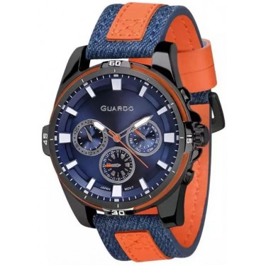 Мужские часы Guardo 11947-5 тёмно-синий