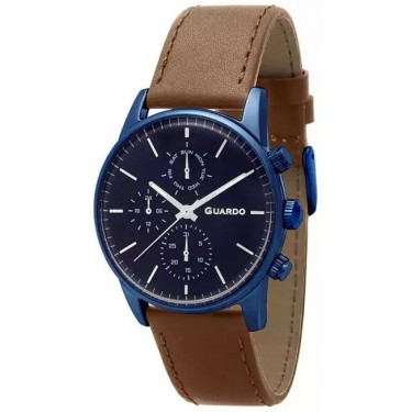 Мужские часы Guardo 12009-5 тёмно-синий