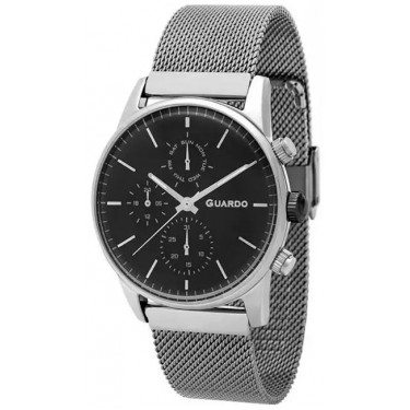 Мужские часы Guardo 12009(1)-1 чёрный