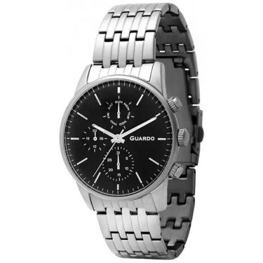 Мужские часы Guardo 12009(2)-1 чёрный