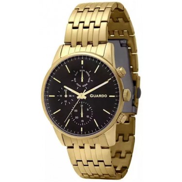 Мужские часы Guardo 12009(2)-3 чёрный