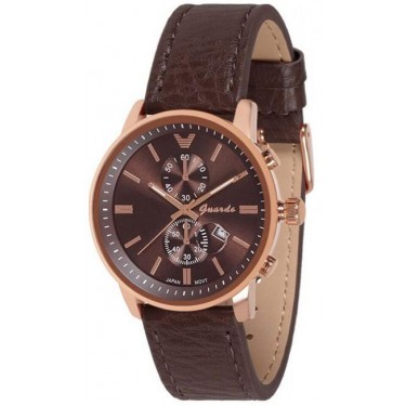 Мужские часы Guardo 3307.8 коричневый