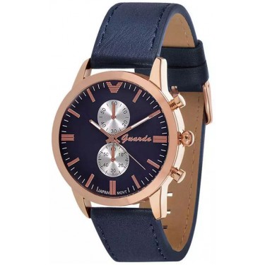 Мужские часы Guardo 5124.8 тёмно-синий