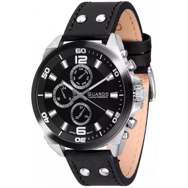 Мужские часы Guardo S01006-1.1.5 чёрный