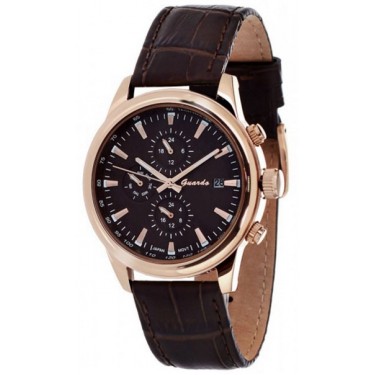 Мужские часы Guardo S01033A.8 коричневый