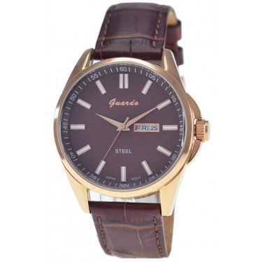 Мужские часы Guardo S09438A.8 коричневый