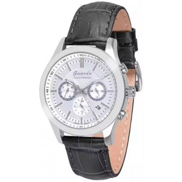 Мужские часы Guardo S1076.1 белый