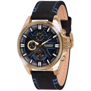 Мужские часы Guardo S1631.6 чёрный