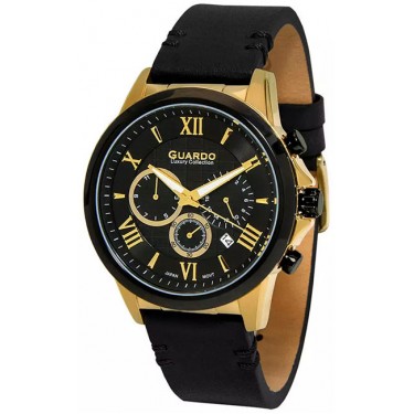 Мужские часы Guardo S1797-3.6.5 чёрный