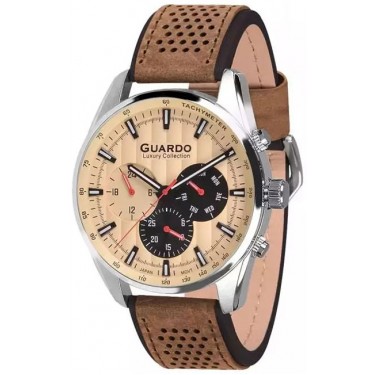 Мужские часы Guardo S1895.1 светло-коричневый