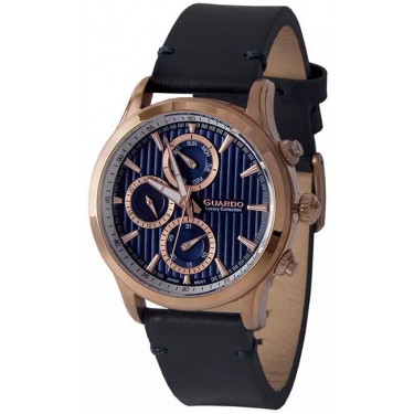 Мужские часы Guardo S2039-4.8 тёмно-синий