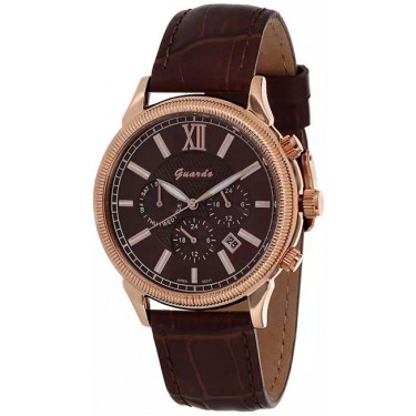 Мужские часы Guardo S3647.8 коричневый