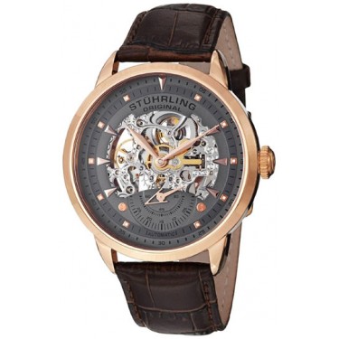 Мужские механические с автоподзаводом наручные часы Stuhrling 133.3345K54