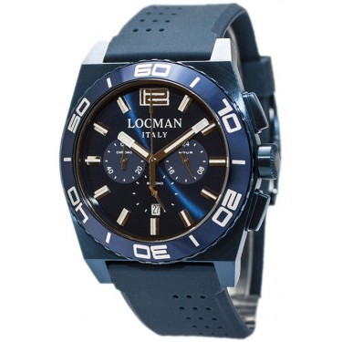 Мужские наручные часы Locman 0212BLBA-BLBSIB