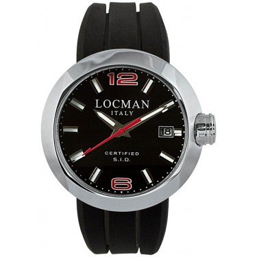 Мужские наручные часы Locman 042200BKNRD0SIK-RS-K