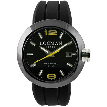 Мужские наручные часы Locman 0422BKBKNYL0SIK-YS-K