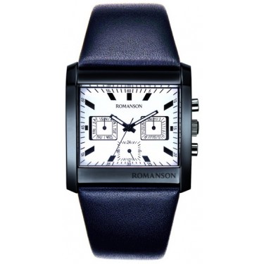 Мужские наручные часы Romanson DL 6134S MB(WH)