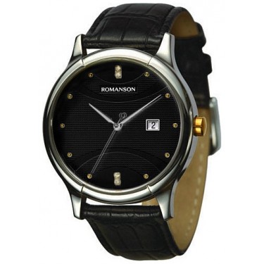 Мужские наручные часы Romanson TL 1213S MW(BK)