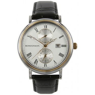 Мужские наручные часы Romanson TL 1276B MC(WH)BK