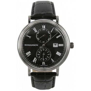 Мужские наручные часы Romanson TL 1276B MW(BK)