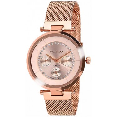 Женские часы Guardo 11405-5 розовый