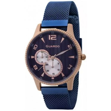 Женские часы Guardo 11718-6 тёмно-синий