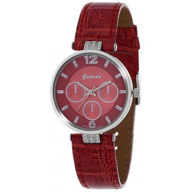 Женские часы Guardo 1409(2).1 красный