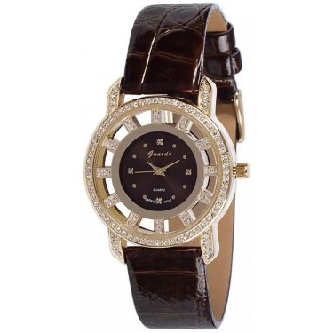 Женские часы Guardo 9752.6 коричневый